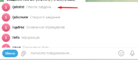 Список завдань в боті